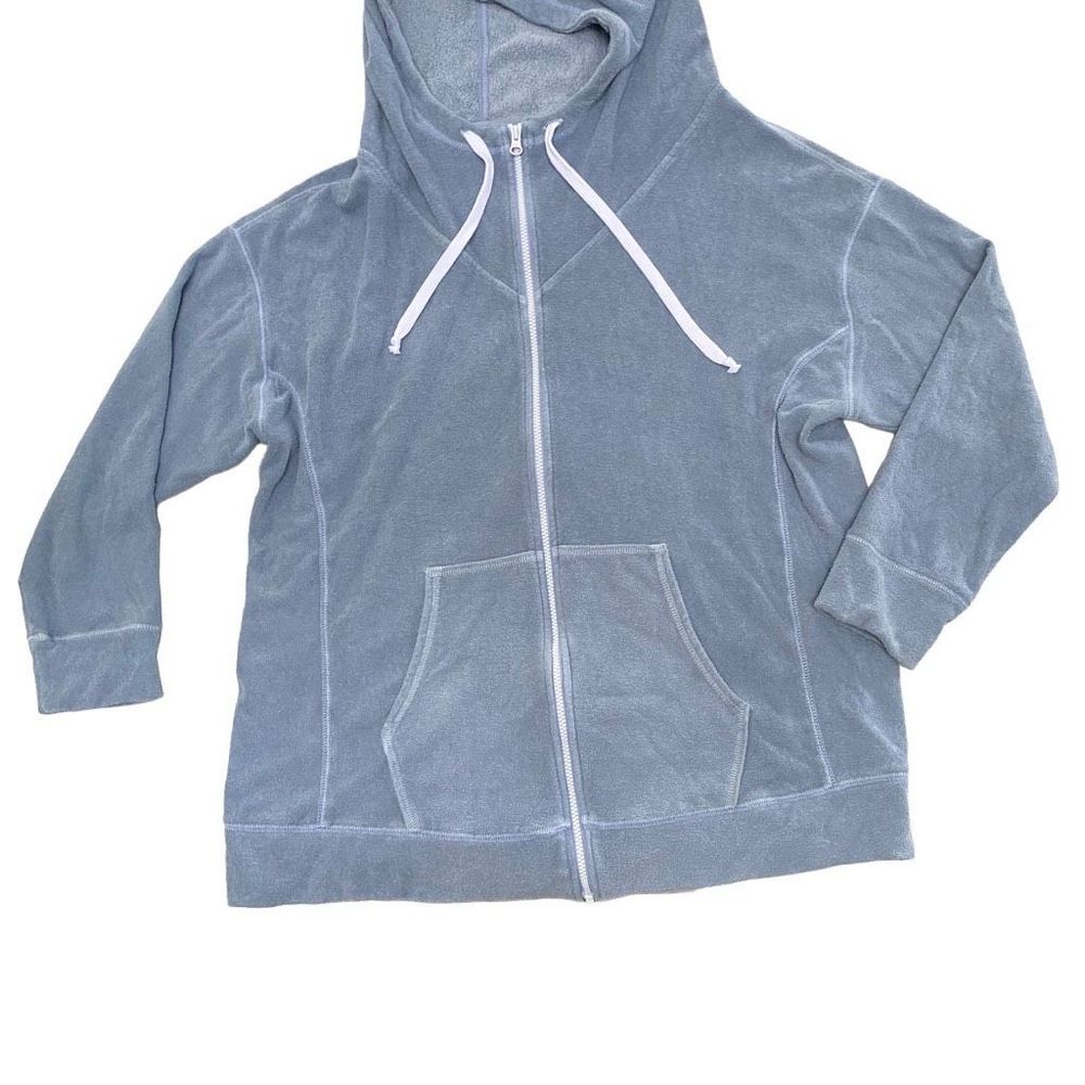 Fabletics Oversized Towel Material Size Medium Zi… - image 3